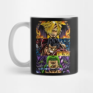 Sanji X Luffy X Sanji Design Art Mug